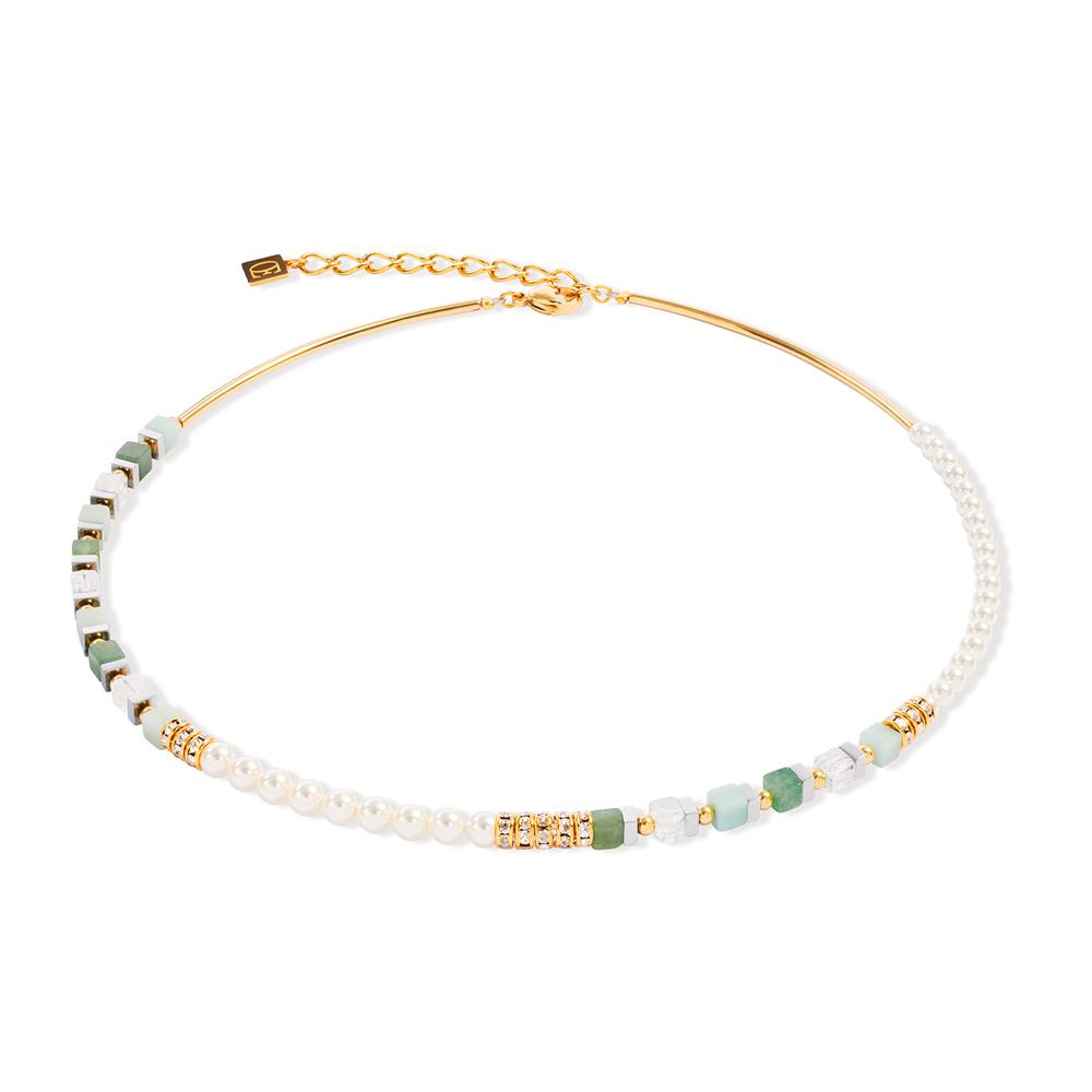 Collier Acier inoxydable jaune PVD 42-48 cm