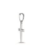 Pendentif Or blanc 18K Croix