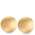 Clous d'oreilles Argent jaune Plaqué or Ø22 mm