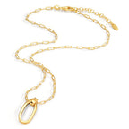 Collier Argent jaune Plaqué or 40-44 cm