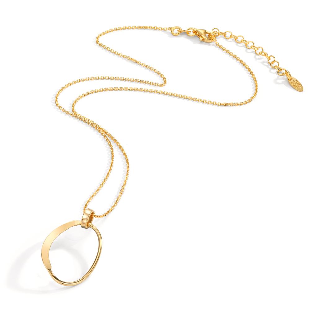 Collier Argent jaune Plaqué or 40-44 cm