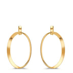 Pendant d'oreilles Argent jaune Plaqué or