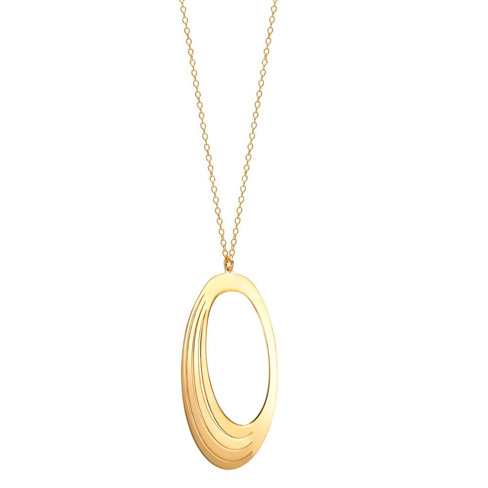 Collier Argent jaune Plaqué or 40-44 cm