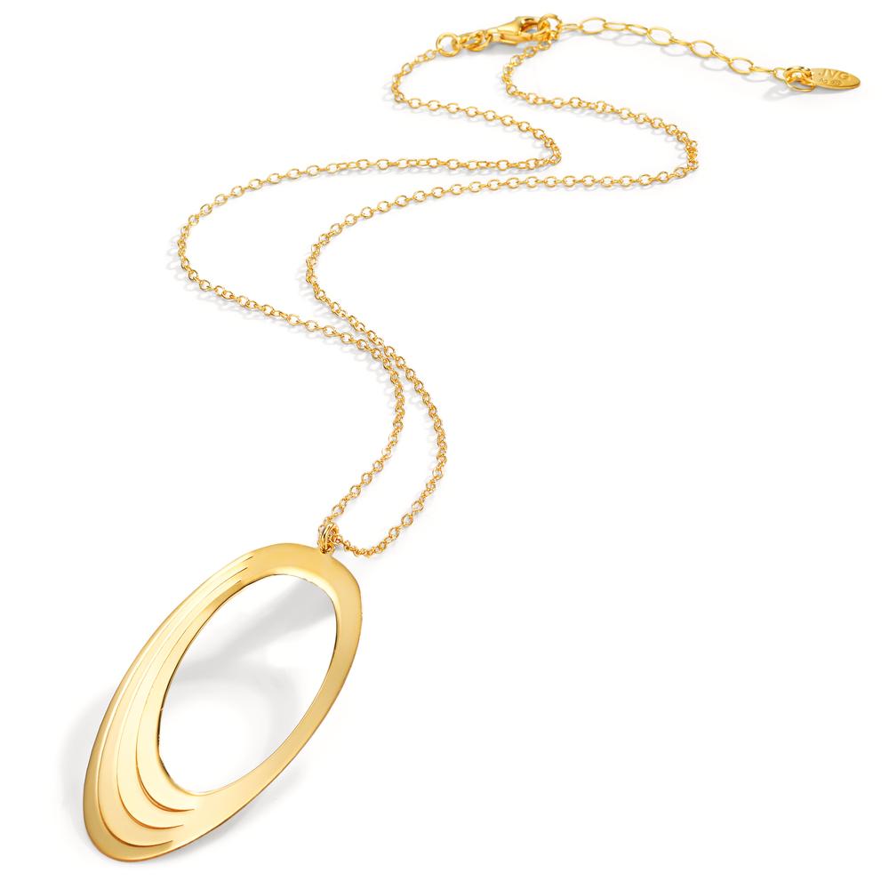 Collier Argent jaune Plaqué or 40-44 cm