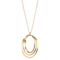 Collier Argent jaune Plaqué or 40-44 cm
