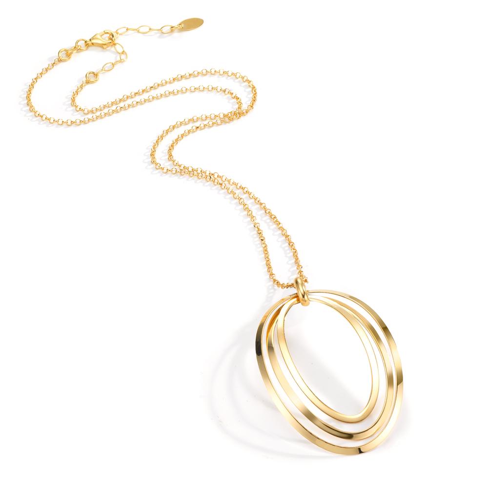 Collier Argent jaune Plaqué or 40-44 cm
