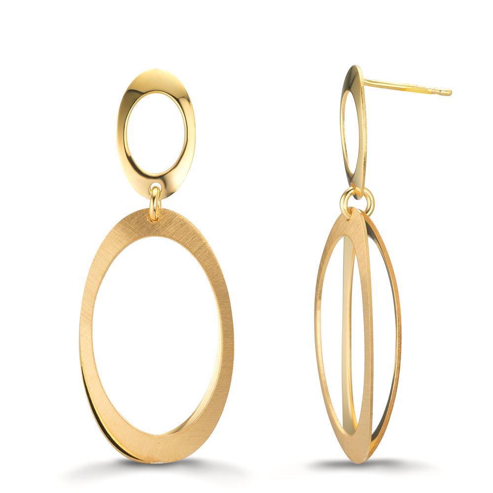 Pendant d'oreilles Argent jaune Plaqué or