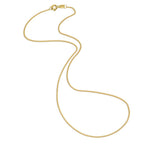 Chaînette forçat Or jaune 18K