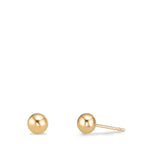 Clous d'oreilles Or jaune 9K Ø4 mm
