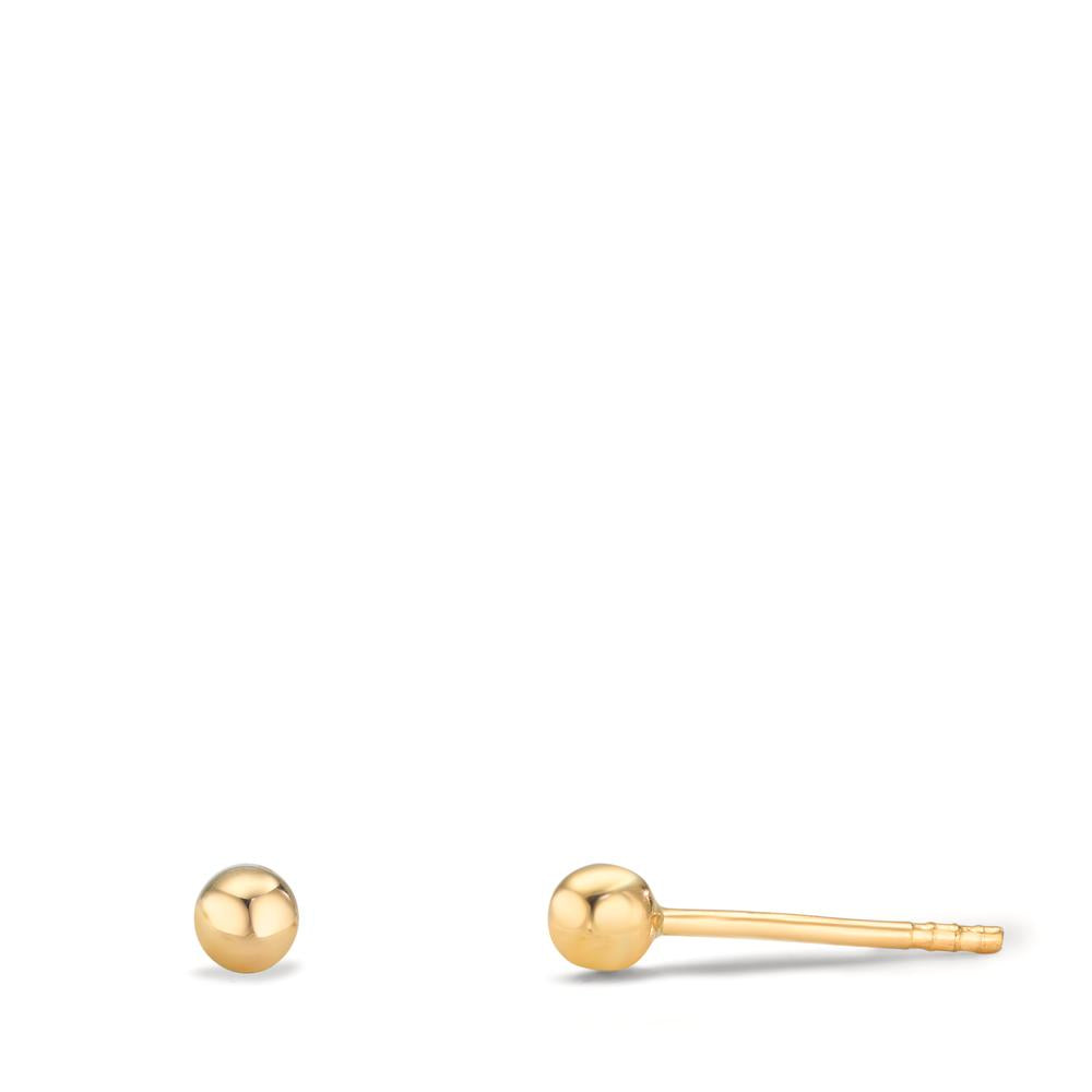 Clous d'oreilles Or jaune 9K Ø3 mm