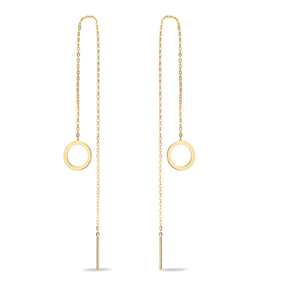 Boucles d'oreilles pendantes Or jaune 9K Ø8 mm
