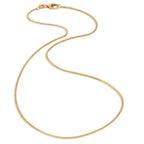 Chaînette forçat Or jaune 18K