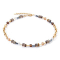 Collier Acier inoxydable jaune PVD 41.5-45.5 cm