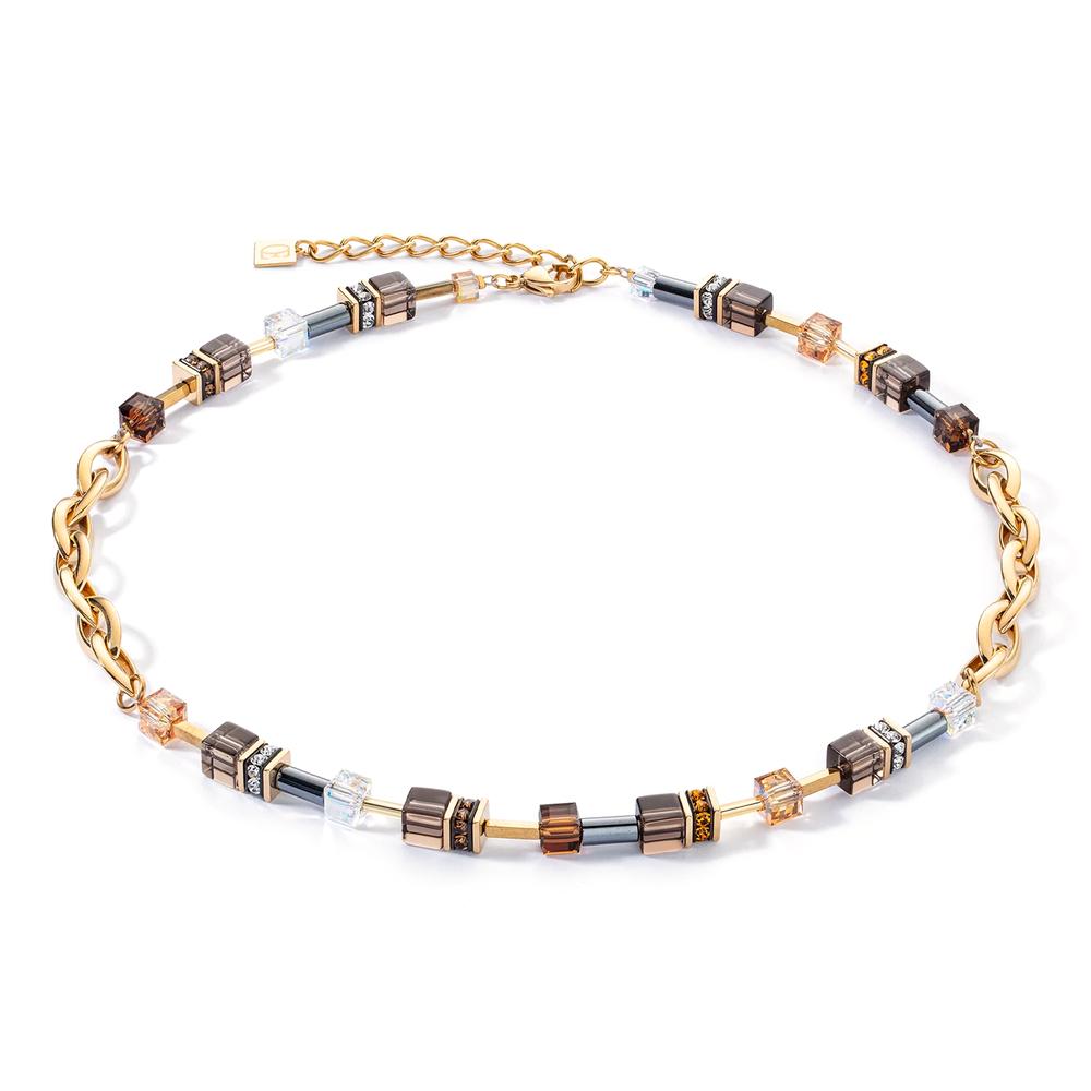 Collier Acier inoxydable jaune PVD 41.5-45.5 cm
