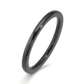Bague à superposer Acier inoxydable noir PVD