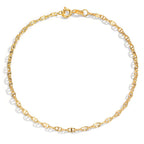 Chaînette de cheville Or jaune 14K 25 cm