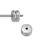 Clous d'oreille à l'unité Acier inoxydable Croix Ø8 mm