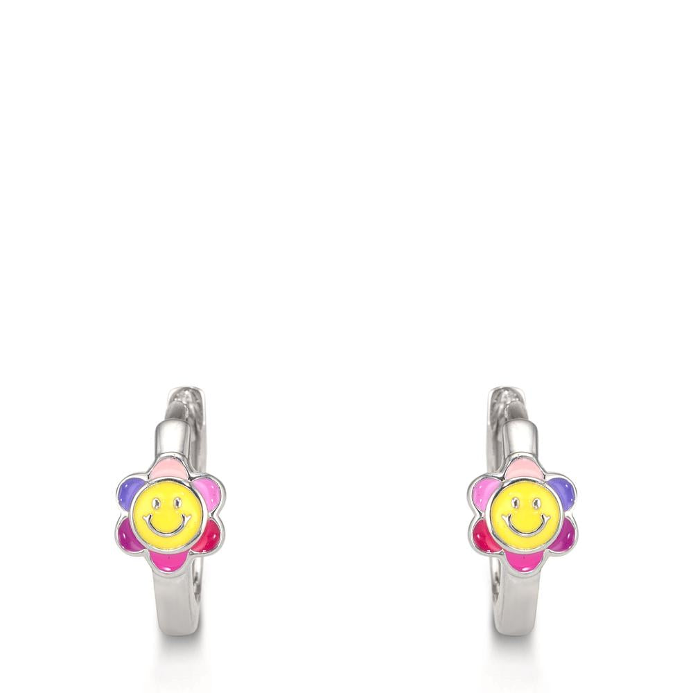 Créoles à charnières Argent Rhodié