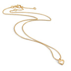 Collier Or jaune 9K Coeur 38-42 cm