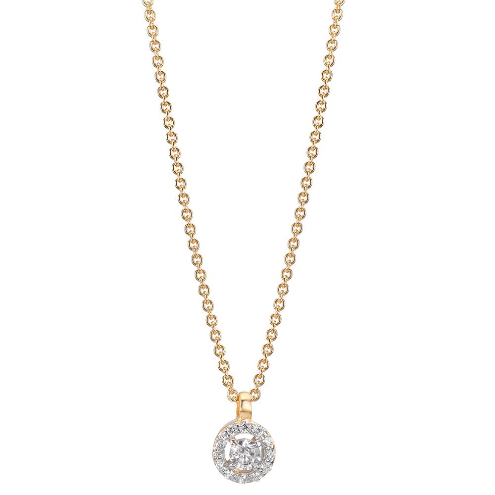 Collier Or jaune 9K Zircone 38-42 cm