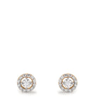 Clous d'oreilles Or jaune 9K Zircone Ø5.5 mm