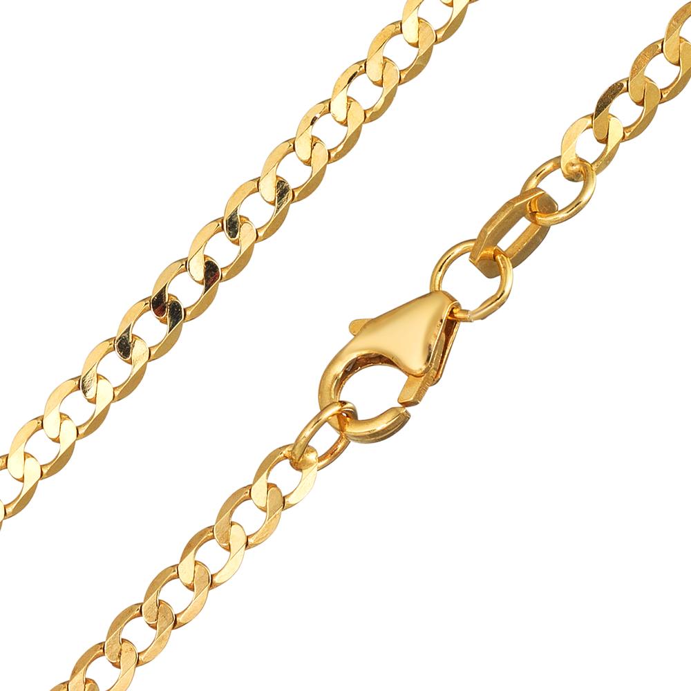 Collier Or jaune 9K 45 cm