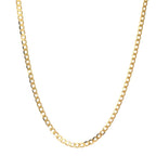 Collier Or jaune 9K 50 cm