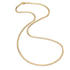 Collier Or jaune 9K 60 cm