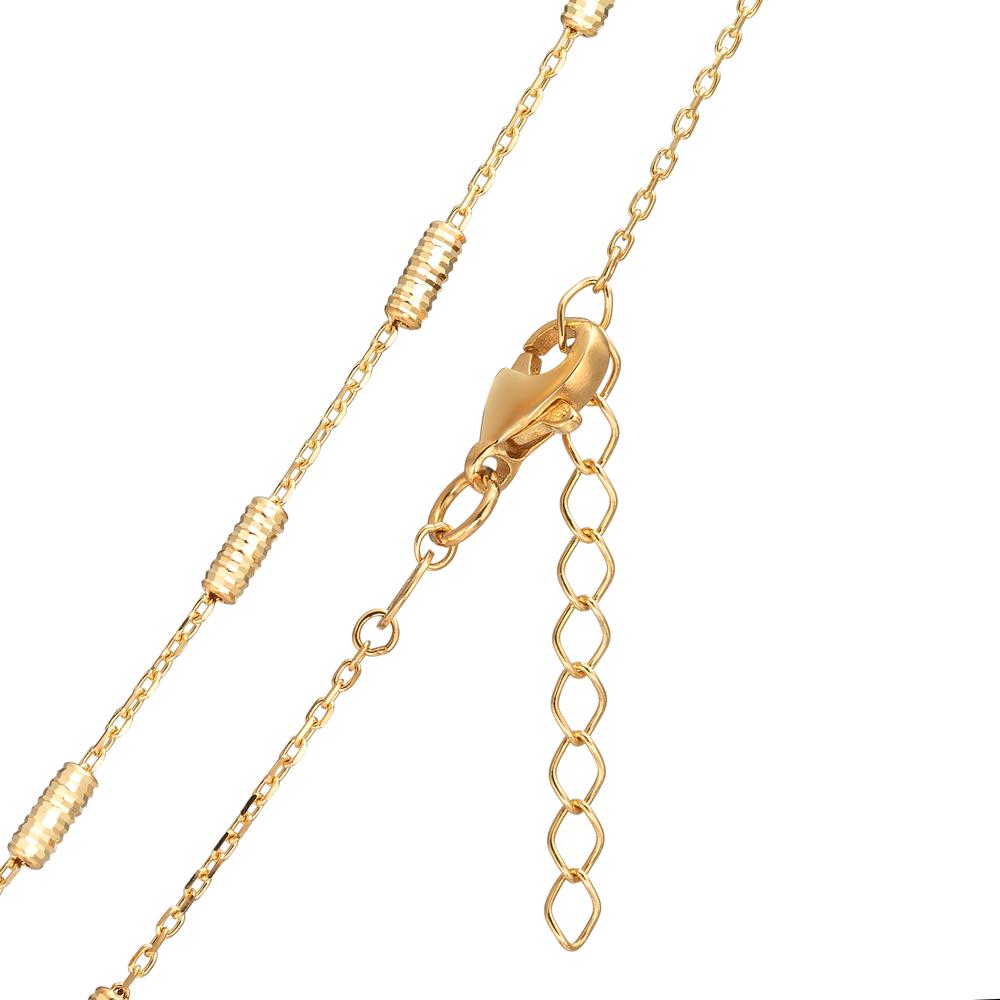 Collier 750/18 K Gelbgold 42-45 cm verstellbar