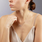 Collier Argent Zircone Rhodié 40-42 cm