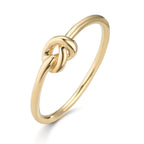 Bague Or jaune 9K Nœud