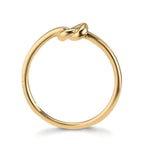 Bague Or jaune 9K Nœud