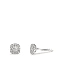 Clous d'oreilles Or blanc 18K Diamant 0.18 ct, w-si Ø5 mm