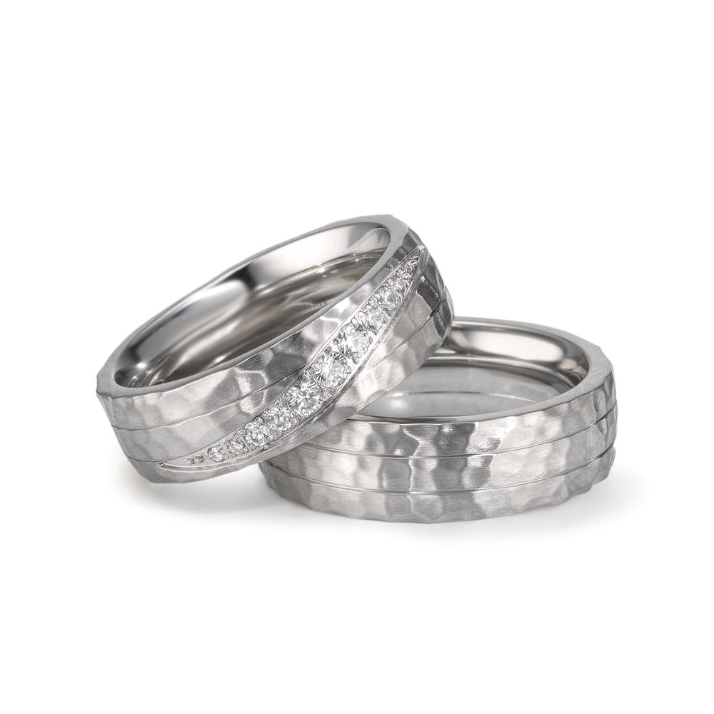 Partnerring Edelstahl