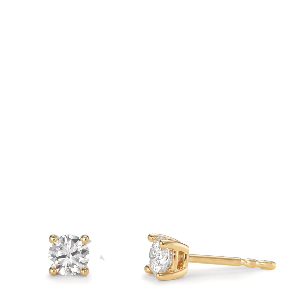 Boucles D'oreilles Clous Diamants Cultivés En Labo 1,50 Ct - Or Blanc 14 Carats - Neuf Sans Boîte