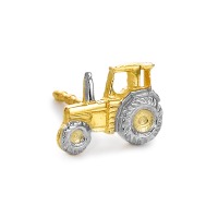 Clous d'oreille à l'unité Or jaune 375/9 K Tracteur-178147