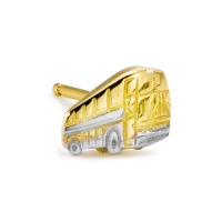 Clous d'oreille à l'unité Or jaune 750/18 K Bus-182159