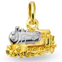 Pendentif Or jaune 750/18 ct. Locomotive-183205