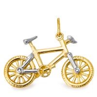Pendentif Or jaune 750/18 K Vélo Cross-183424