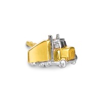 Clous d'oreille à l'unité Or jaune 750/18 K Camion-505890
