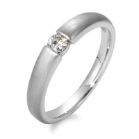Bague solitaire Or blanc 750/18 ct. Moissanite-545741