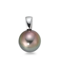 Pendentif Or blanc 750/18 K perle de Tahiti-550665