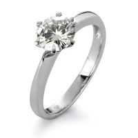 Bague solitaire Or blanc 750/18 ct. Moissanite-551868