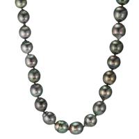Collier Or blanc 750/18 K perle de Tahiti 45 cm-554408