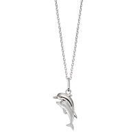 Chaînette avec pendentif Argent dauphin 38-40 cm-555822
