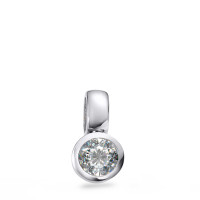 Pendentif Or blanc 750/18 K Diamant blanc, 0.05 ct, brillant, w-si-558273