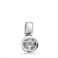 Pendentif Or blanc 750/18 K Diamant blanc, 0.15 ct, brillant, w-si-558275