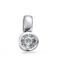 Pendentif Or blanc 750/18 K Diamant blanc, 0.25 ct, brillant, w-si-558277