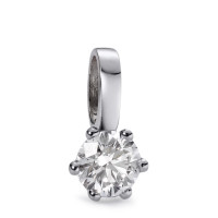 Anhänger 750/18 K Weissgold Diamant weiss, 0.25 ct, Brillantschliff, w-si-558331