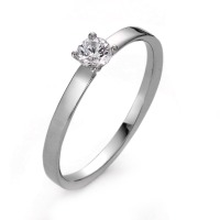 Bague solitaire Or blanc 375/9 ct. Moissanite-561816